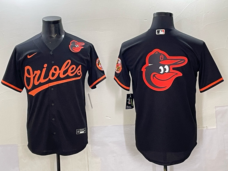 Men 2025 Baltimore Orioles Blank black Nike MLB Jersey style 051->baltimore orioles->MLB Jersey